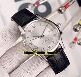 Cheap New 41mm Classic 316L Steel Case 43113412102001 White Dial Automatic Mens Watch Leather Strap Gents Watches Hellowatch1816208