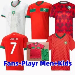 2024 25 Morocco Soccer Jerseys 8 OUNAHI World Football Shirt 22/23 National Thai Quality Jersey BELHANDA 10 BOUFAL 9 ZIYECH 7 BENATIA 5 BOUTAIB 13 BOUSSOUFA 14 HARIT