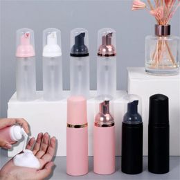 Storage Bottles 50ml Foaming Bottle Refillable Empty Cosmetic Container Mousse Facial Cleanser Pump Portable Travel Shampoo Dispenser