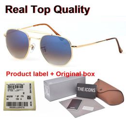 New arrival Brand Design 3648 sunglasses for men women Mirror glass lenses fashion Metal frame Sports sun glasses with cases 6096110