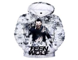 2020 Teen Wolf Derek hale Hoodies MenWomen Fashion Print Pullover Cool Hooded 3DTeen Wolf Mens Fashion Hip hop Sweatshirts2899142