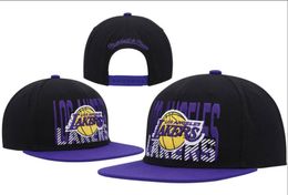 American Basketball "Lakers" Snapback Hats Teams Luxury Designer Finals Champions Locker Room Casquette Sports Hat Strapback Snap Back Adjustable Cap a2