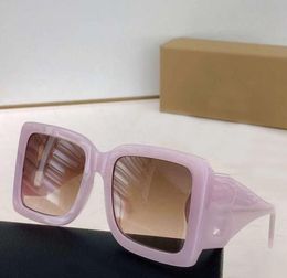 Woman Square Oversize Sunglasses 4312 LILAC Purple brown Sun Glasses Shades gafas de sol de Ladies Sunglasses with Box4972463