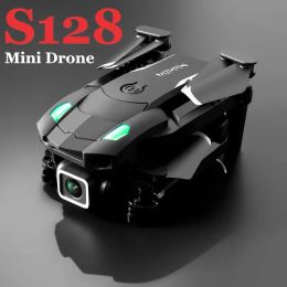 Drones New S128 Mini Drone 4k Professional Hd Dual Camera Rc Dron Obstacle Avoidance Foldable Quadcopter Kids Toys Gifts Vs K9pro