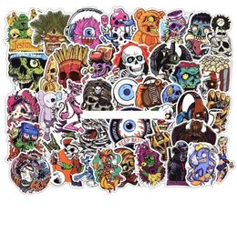 Sticker Lot Horrible Stickers Posters for Graffiti Skateboard Snowboard Laptop Luggage Motorcycle Bike Decal Halloween Monster4085092