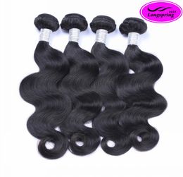 9A Brazilian Virgin Hair Body Wave Straight Unprocessed Human Hair Peruvian Malaysian Indian Cambodian Body Wave Straight 3 4 Bund4999184