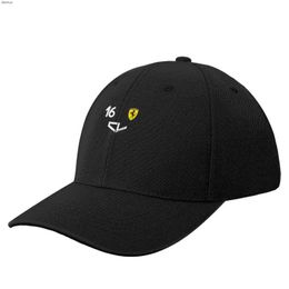 Ball Caps Charles Leclerc Signed SF 2021 Classic Baseball Cap dad hat Hat Man Luxury foam party Hat Hats For Men WomensL240403L240413