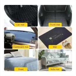 Double Sided Adhesive Fixing Stickers Car Carpet Pad Foot Mat Fixed Patch Fastener Tape Home Sheets Anti Skid Sticker Hook Loop