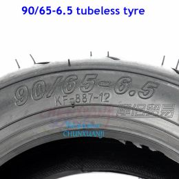 11Inch 110/50-6.5 Rear Tire& 90/65-6.5 Front Tyre Bent Valve fits 49cc Mini Dirt Bike e Scooter Mini Moto