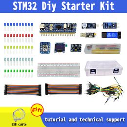 STM32 DIY Project Starter Electronic Component Kit Single-chip Microcomputer Development Board Small System F103C8T6 Chip