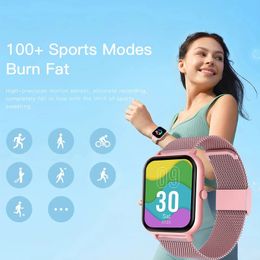 2024 HD Full Touch Sport Bracele For Xiaomi Smart Watch Women Custom Dial Smartwatch Men Waterproof Clock Bluetooth Call Watches
