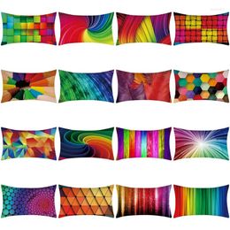 Pillow 30x50cm Nordic Magic Geometric Abstract Color Series Polyester Home Decor Cover Decorativos Para Sofa Pillowcase