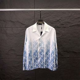 2mens designer shirts casablanc Hawaii Shirts dress shirt printing pattern camicia unisex button up hemdM-3XLQW8