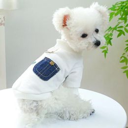 Dog Apparel Puppy Clothes Autumn Winter Fashion Cartoon Sweater Pet Cute Desinger Pullover Small Hoodie Cat Harness Pomeranian Chihuahua