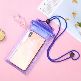 Storage Bags Transparent 3.5 -6 Inch Pouch Universal Waterproof Cell Phones Useful Convenient To Use Lightweight Portable