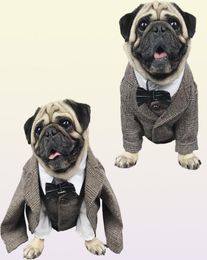 Dog Apparel Cat Clothes Wedding Party Suits For Small Dogs Pet Tuxedo Coat Costume XS S M L XL 2XL7189334