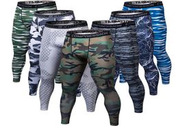 3d Printing Camouflage Fitness While Joggers Compression Pants Male Trousers Bodybuilding Tights Leggings For Men C190419015991877