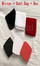 2023 Brand Compact Mirrors White Red Black Colour For Girl Fashion acrylic cosmetic portable mirror Folding Makeup Tools With Nice 7279012