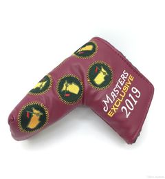 New Masters Exclusive High Quality Golf Putter Cover For Tour Novetly Red Green Golf Putter Headcover2161693