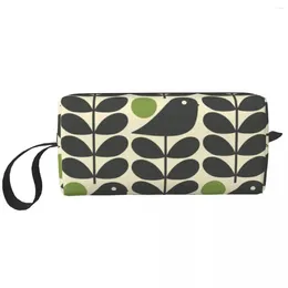 Storage Bags Travel Orla Kiely Dark Colour Toiletry Bag Scandinavian Flower Scandi Retro Makeup Cosmetic For Beauty Dopp Kit Box