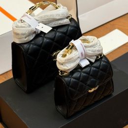 23K To Zhen Boutique Leather Diamond Pattern Women's Luxury Clamshell Handbag Exquisite Handle Metal Single Chain Single Shoulder Crossbody Armpit Makeup Bag 15 11
