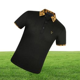 designer stripe polo shirt t shirts snake polos bee floral embroidery mens High street fashion polo Tshirt7497923