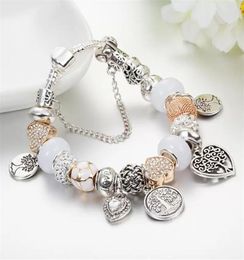 925 Sterling Silver Jewellery Charm Bracelets kit peter pan charm mom bead DIY style2432677