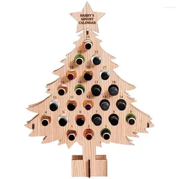 Party Decoration Xmas Adult Advent-Calendar Christmas Tree Holds Countdown-24 Days-Bottle Wine-Stand Gifts For Men Adults M68E