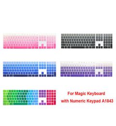 Silicone Keyboard Cover Keypad Protector For Apple Magic Keyboard with Numeric Keypad A1843 MQ052LLA Released in 20178137358