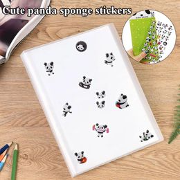 Window Stickers 1pcs Kawaii Animal Cartoon Panda Heart Dance Sport Waterproof Classic Toy Kid Decal Po Decoration