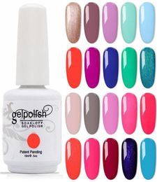 Kismart 12Pcs lot Gel Nail Polish Soak Off 369 Colours 15ML Gel Polish For Salon Nail Art Varnish258b9832940