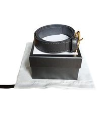 Fashion Belts Womens men designers belt Leather Black Classic Casual Belt With gift box1629977