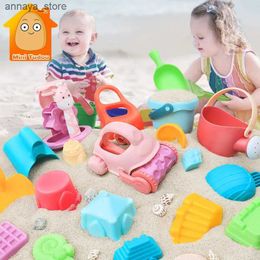 Sand Play Water Fun Baby Beach Game Toy Plastic Sandbox Tool Kit Play Sand Water Swimming Pool Shower Play Cart Summer Game Toys For Children GiftL2403