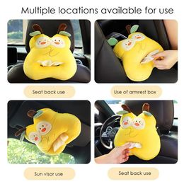 Car Tissue Box Holder Sun Visor Backseat Tissue Case Multifunctional Tissue Cover Paper Holder car Centre Console Napkin Box