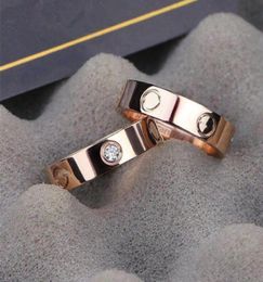 Stainless steel gold fashion Band Rings couple men and women letter C jewelry wedding gift party engagement lover1208049