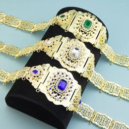 Belts Neovisson Moroccan Elegent Gold Colour Kaftan Belt Metal Waist Chain Arabic Bride Wedding Jewellery Chic Europe Ladie Favourite Gift