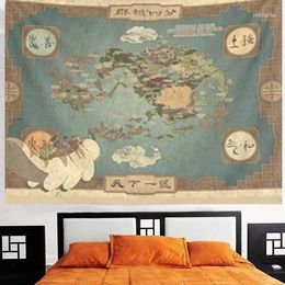 Tapestries Avatar The Last 4 Sizes Tapestry Wall Home Decor Fashion Room Printed Bedroom Carpet Bed Sheets 95x73cm