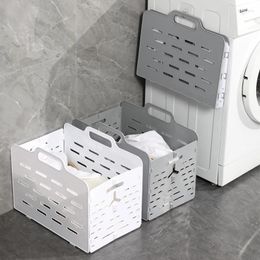 Laundry Bags Large Foldable Basket Wall-Mounted Organiser For Toys Underwear Home Dirty Clothes Storage Baskets Bathroom Accessories