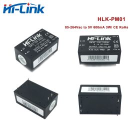 Supplys Free Shipping 18pcs/Lot HiLink AC DC 5v 0.6a 3w HLKPM01 Mini Switch Mode Power Supply Module 220v