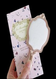 Laduree Compact Mirrors Hand Mirror N Cosmetics Makeup Vintage Plastic Holder Make Up Pocket A1609271498