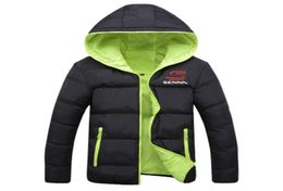 Men039s Down Parkas 2021 Jacket Male Senna Logo Print Custom Made Men Winter Warm Man Zipper Clothes Tops278E6659237