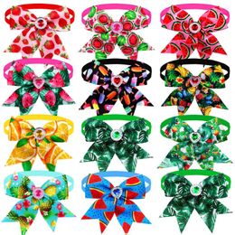 Dog Apparel 50/100pcs Small Accessories Summer Bowtie Bows Hair Neckties Dogs Grooming For