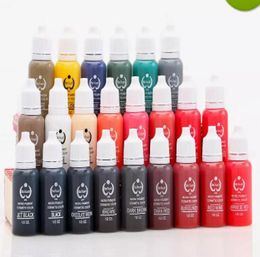 NEW ARRIVAL 5 Pcs Lot Permanent Tattoo Ink Micro Pigment Colour 12OZ15ml Tattoo Inks For Tattoo 5559501