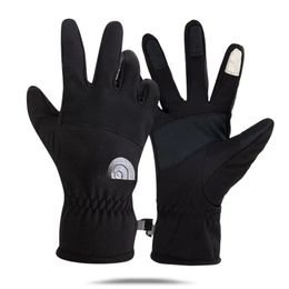 2024 Designer gloves new women man waterproof riding plus velvet thermal fitness outdoors Warm gloves Cycling motorcycle