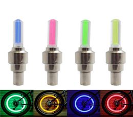 Bike Lights Tire Wheel Valve Led Flash Light Novelty Cap Lamp Motorbicycle Wheel Light Car Bike Accessories LED Flash Light Wheel 9243810