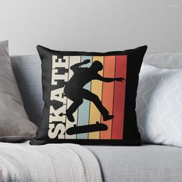 Pillow Skate Skateboard Skateboarding Retro Throw Covers For Living Room Cover Set