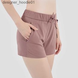 Women's Shorts Solid Colour Women yoga Shorts High Waist Sports Gym Wear Leggings Elastic Fitness Lady Overall Full Tights Workout Fitness Shorts C240413