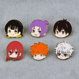 Japanese Anime Football theme Lapel Pins for Backpack Cute Hard Enamel Pin Brooches for Clothing Manga Badges Jewellery Decoration