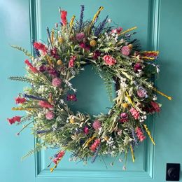 Large Artificial Wreaths Are Suitable For Interior Window And Front Door Decoration And Can Be Used As Gift Party Decorations 240411