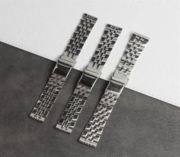 whole stainless steel watch band for fit brestrap 20mm 22mm 24mm avenger navitimer superocean watchband270T2144707